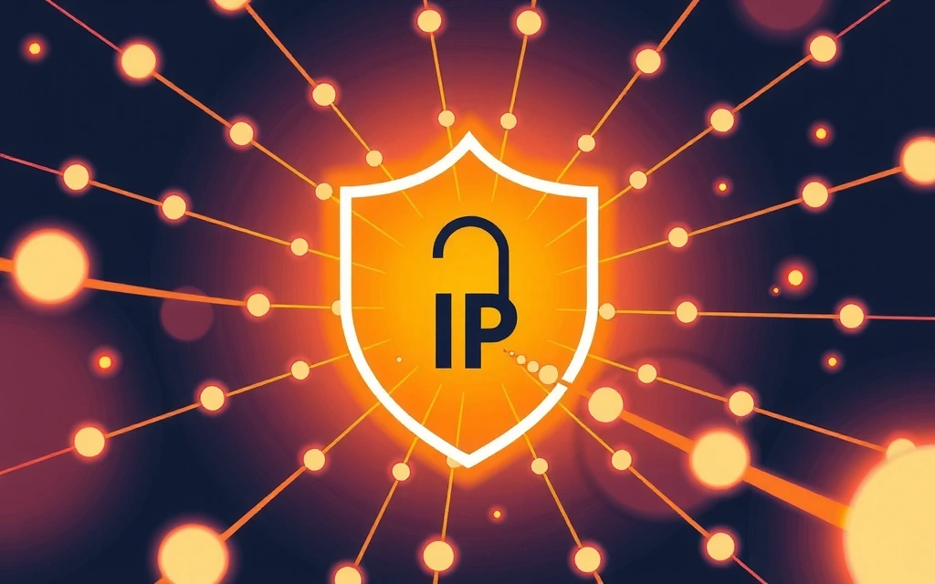 Abstract image representing digital intellectual property and security